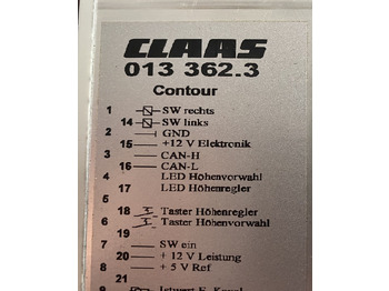 Centralina electrónica CLAAS