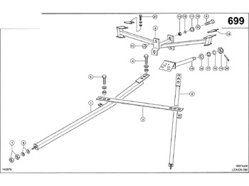 Peças de material rodante CLAAS