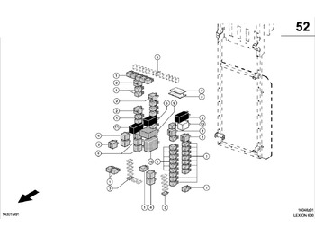 Centralina electrónica CLAAS