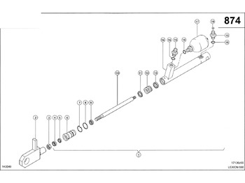 Cilindro hidráulico CLAAS