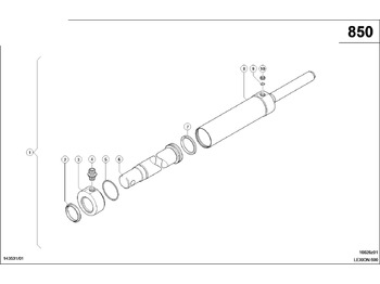 Cilindro hidráulico CLAAS