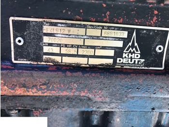 Bloco do motor DEUTZ