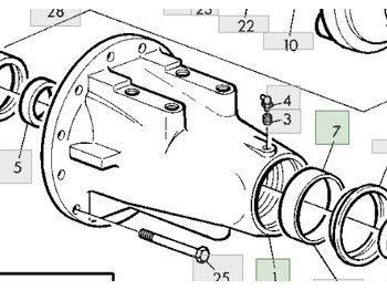 Eixo e peças JOHN DEERE