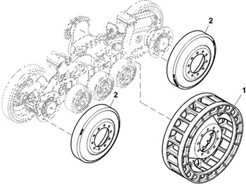 Peças de material rodante JOHN DEERE