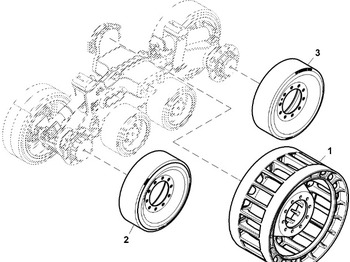 Peças de material rodante JOHN DEERE