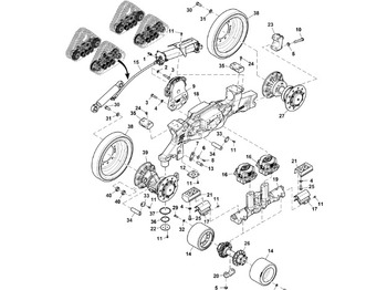Peças de material rodante JOHN DEERE