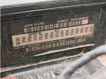 Motor de Máquina agrícola John Deere Silnik PowerTech PWX 4045HFC92 4.5L: foto 2 Motor de Máquina agrícola John Deere Silnik PowerTech PWX 4045HFC92 4.5L: foto 2