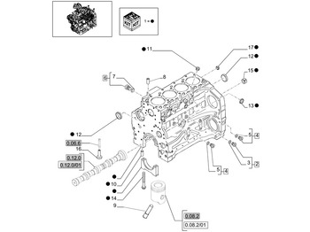 Bloco do motor NEW HOLLAND