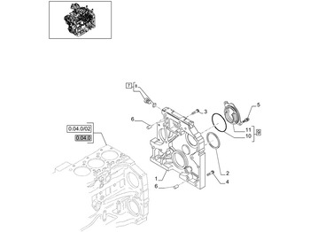 Motor e peças NEW HOLLAND