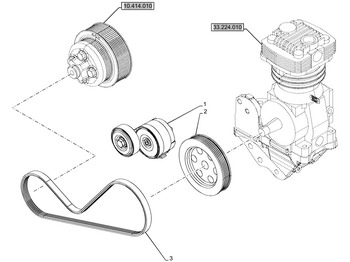 Tensor de correia NEW HOLLAND