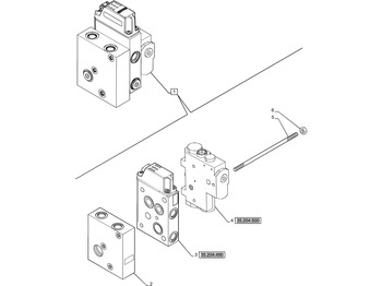 Válvula hidráulica NEW HOLLAND