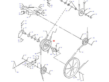 Peça de reposição MASSEY FERGUSON