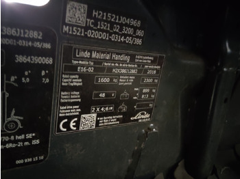 Empilhadeira elétrica Linde E16-02: foto 2