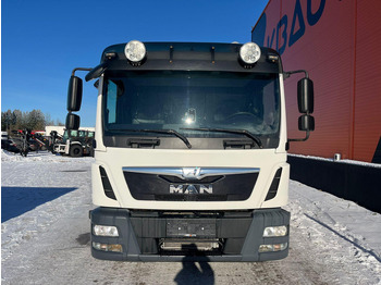 Camião de caixa aberta/ Plataforma, Caminhão grua MAN TGL 8.220 4x2 HMF 340 K2 / PLATFORM L=4147 mm: foto 3