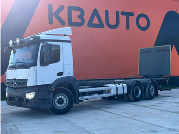 Caminhão transportador de contêineres/ Caixa móvel MERCEDES-BENZ Antos