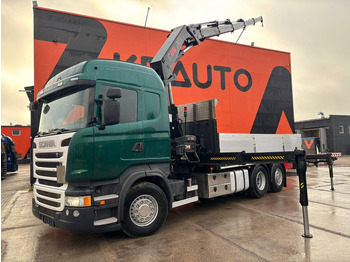 Camião de caixa aberta/ Plataforma SCANIA R 410