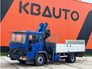 Camião de caixa aberta/ Plataforma, Caminhão grua Volvo FL 608 4x2 PK 8200 / BOX L=4249 mm: foto 2