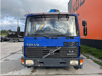 Camião de caixa aberta/ Plataforma, Caminhão grua Volvo FL 608 4x2 PK 8200 / BOX L=4249 mm: foto 3