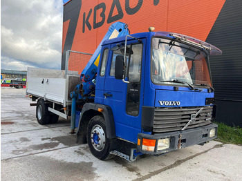 Camião de caixa aberta/ Plataforma, Caminhão grua Volvo FL 608 4x2 PK 8200 / BOX L=4249 mm: foto 4