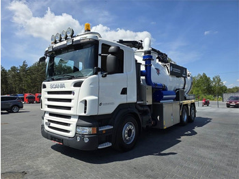 Caminhão limpa fossa Scania Saugbagger Larsen FlexVac 311 Vacuum suction loade: foto 3