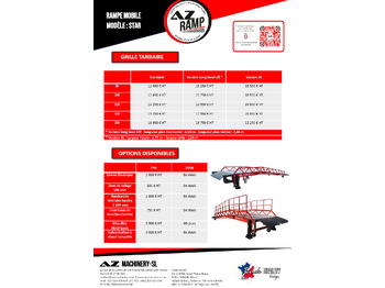Rampa de carregamento nuevo AZ RAMP STAR-RL-15T mobile loading ramp: foto 4
