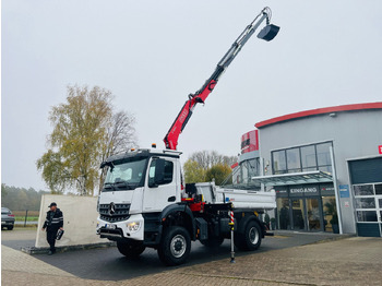 Locação de  Mercedes-Benz Arocs 1835  4x4 Meiller Fassi F135 Kran Kipper Mercedes-Benz Arocs 1835  4x4 Meiller Fassi F135 Kran Kipper: foto 3