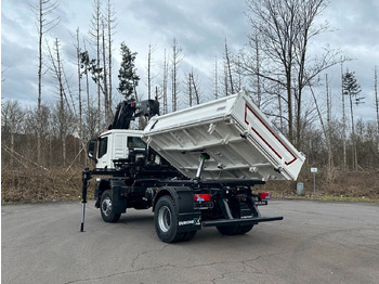 Caminhão basculante, Caminhão grua MAN TGM 18.320 4x4 Euro6e Hiab X-HiDuo 138DS-3: foto 3