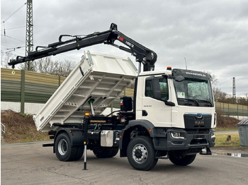 Caminhão basculante, Caminhão grua MAN TGM 18.320 4x4 Euro6e Hiab X-HiDuo 138DS-3: foto 2