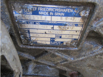 Caixa de câmbio de Caminhão DAF FA 45 ZF ECOLITE 5 SPEED S5-42 GEARBOX: foto 3