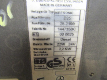 Cabine e interior de Caminhão EBERSPACHER “AIRTRONIC” NIGHT HEATER TYPE D2 & D1LC CHOICE AVAILABLE SUITS MAN AND MERCEDES: foto 4