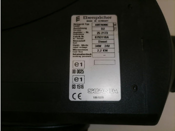 Aquecimento/ Ventilação de Caminhão Scania Auxiliary heater 1851020: foto 4
