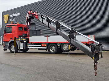 Camião de caixa aberta/ Plataforma, Caminhão grua Mercedes-Benz ACTROS 2541 6X2 / PALFINGER PK 42 t/m CRANE / KRAN: foto 3