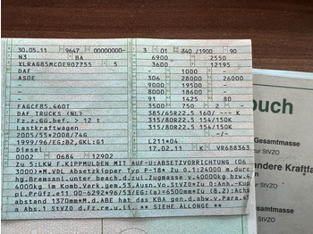 Caminhão multibenne DAF CF 85.460 6X2 VDL Absetzer Top Zustand Retarder: foto 3