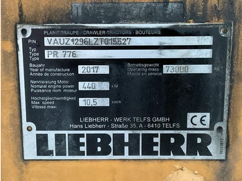 Buldôzer Liebherr PR776: foto 5 Buldôzer Liebherr PR776: foto 5