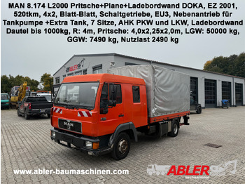 Caminhão com lona MAN L2000