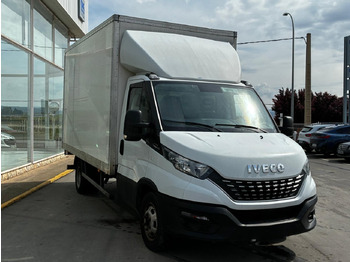 Carrinha de contentor Caja cerrada con plataforma elevadora IVECO 35C16  20m3 Automática: foto 3