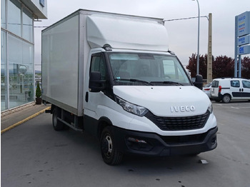 Carrinha de contentor Caja cerrada con plataforma elevadora IVECO 35C16 20m3: foto 3