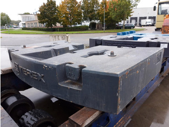 Contrapeso de Guindaste móvel Terex Terex explorer 5500 counterweight 11,0 ton: foto 2 Contrapeso de Guindaste móvel Terex Terex explorer 5500 counterweight 11,0 ton: foto 2