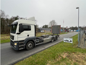 Caminhão transportador de contêineres/ Caixa móvel MAN TGS 26.500