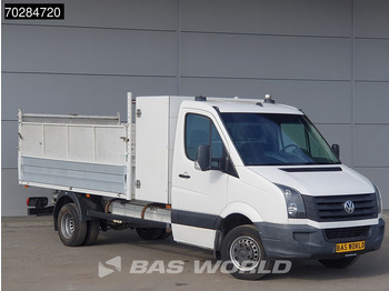 Furgão caixa aberta Volkswagen Crafter 136pk Open Laadbak met Kist Dubbellucht 3,5t Trekhaak Airco Euro6 Tipper Benne Kieper Airco Trekhaak: foto 3