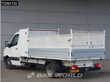 Furgão caixa aberta Volkswagen Crafter 136pk Open Laadbak met Kist Dubbellucht 3,5t Trekhaak Airco Euro6 Tipper Benne Kieper Airco Trekhaak: foto 2