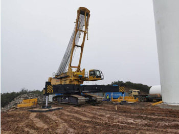 Guindaste sobre esteiras XCMG Official Construction Mobile Crane XGC2100W 110Ton Used Hydraulic Crawler Crane: foto 2