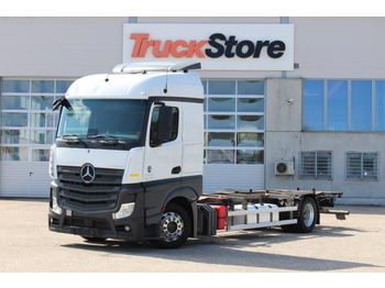 Caminhão transportador de contêineres/ Caixa móvel MERCEDES-BENZ Actros 1845