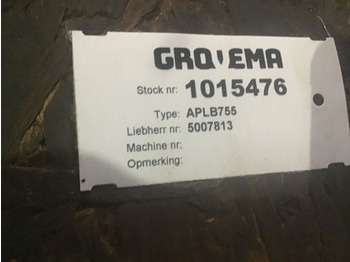 Eixo e peças LIEBHERR