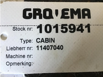 Cabine e interior LIEBHERR