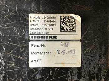 Porta e peças LIEBHERR