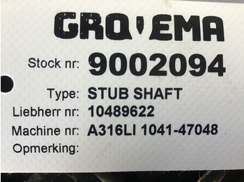 Motor e peças Liebherr Stub Shaft: foto 4