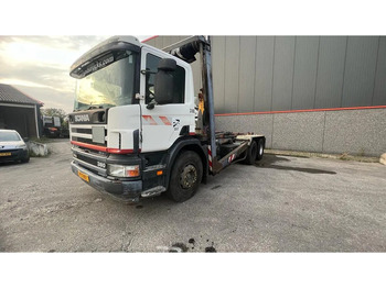 Caminhão transportador de contêineres/ Caixa móvel SCANIA P114
