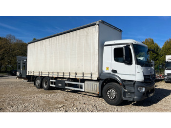 Caminhão com lona MERCEDES-BENZ Antos