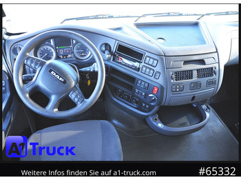 Fotografia de interior 1: Camião de caixa aberta/ Plataforma, Caminhão grua DAF XF 440, Baustoff, Terex 145.2